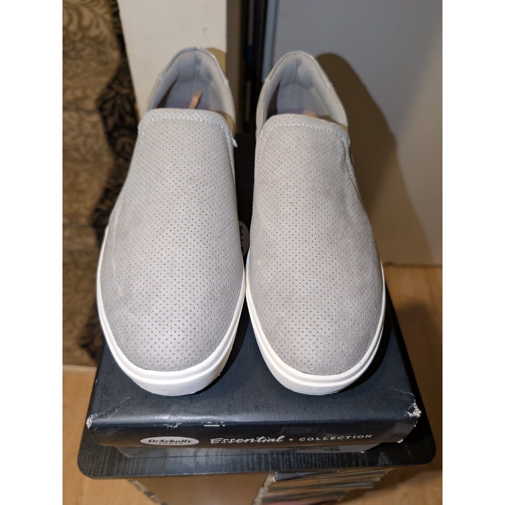 Dr. Scholl's Women's Madison Grey Cloud Slip On Sneaker Microfiber Size 11M NIB